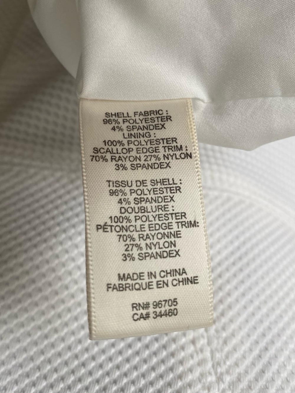 Rebecca Taylor White Sleeveless Fit-and-Flare Mini Dress - Picture 5 of 6